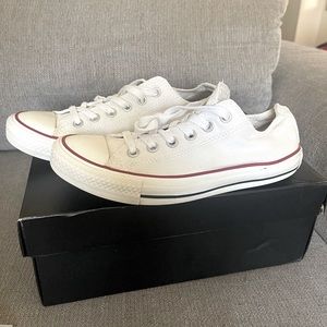 White Converse Chuck Taylors